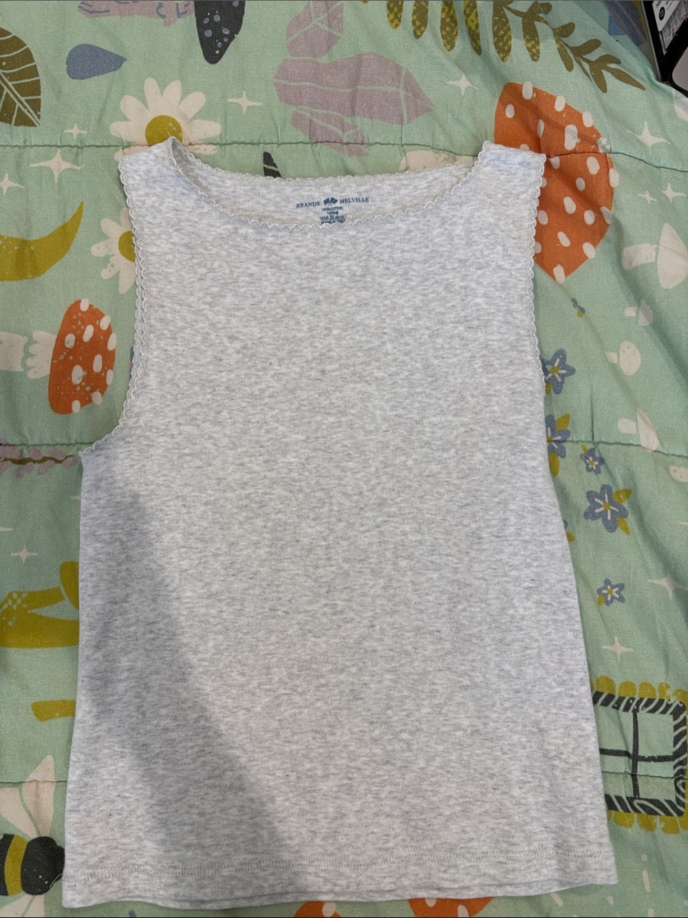 Brandy Melville NWOT Heather Gray Tank